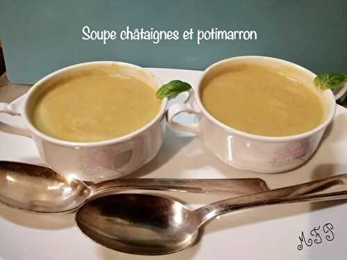 Soupe châtaignes et potimarron