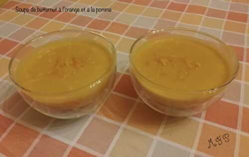 Soupe de courge butternut