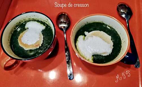 Soupe de cresson