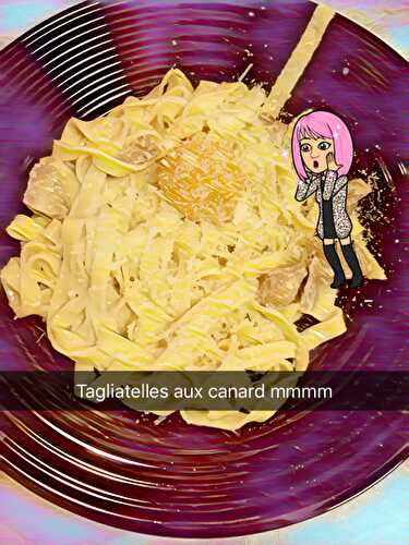 Tagliatelles au canard