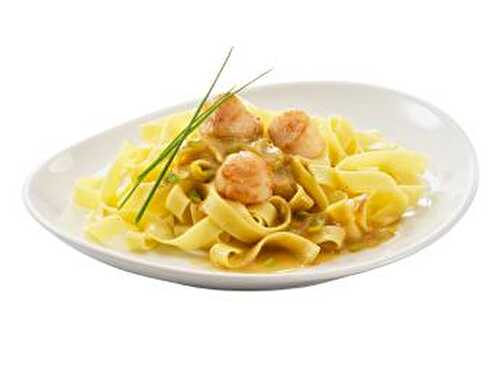 Tagliatelles aux noix de Saint Jacques