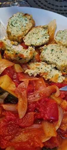 Tajine de boulettes de poisson à la tomate