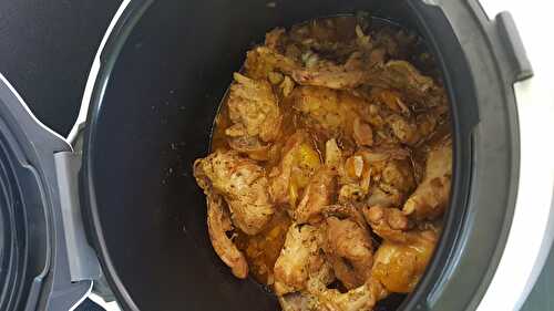 TAJINE DE POULET AMANDES abricots !