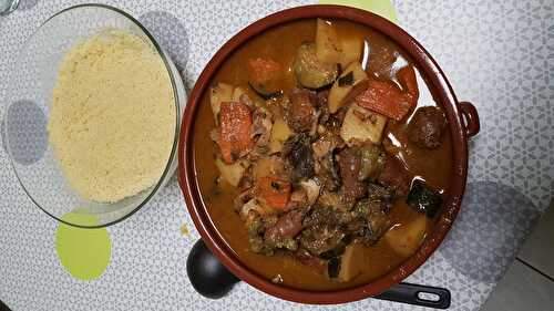 Tajine merguez poulet