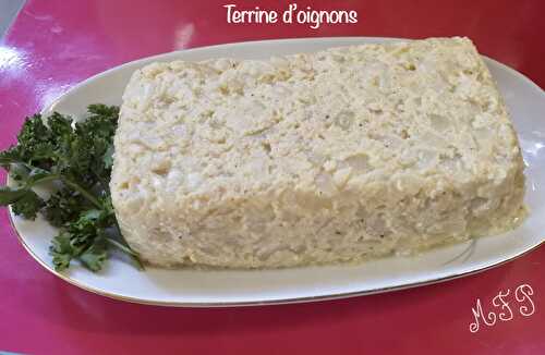 Terrine d’oignons