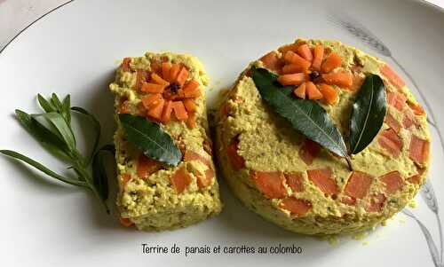 Terrine de panais et carottes au colombo