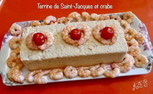 Terrine de Saint-Jacques et crabe