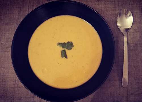 Velouté à l’indienne au lait du coco