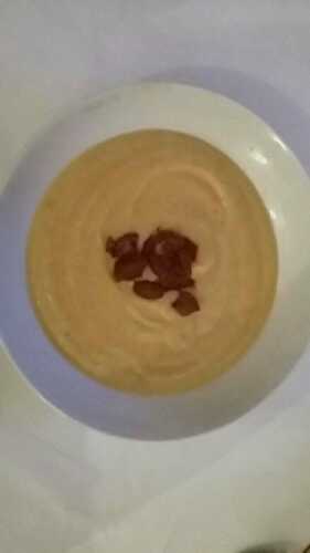 Velouté chou fleur chorizo