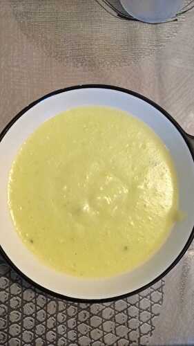 Velouté courgette kiri