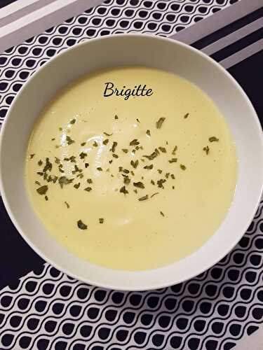 Velouté courgettes et vache qui rit