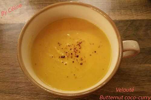 Velouté de butternut coco curry