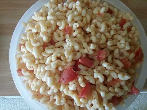 Coquillettes tomates fromage