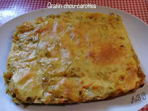 Gratin chou-carottes