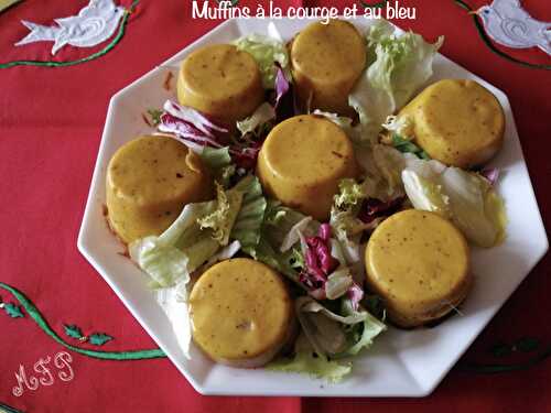 Muffins à la courge et au bleu