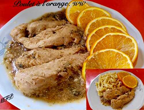 Poulet à l’orange. WW