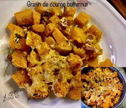 Gratin de courge butternut