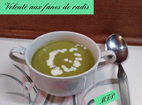 Velouté aux fanes de radis