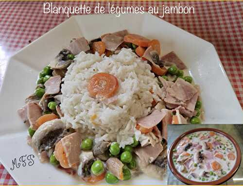 Blanquette de légumes au jambon