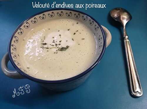 Velouté d’endives aux poireaux