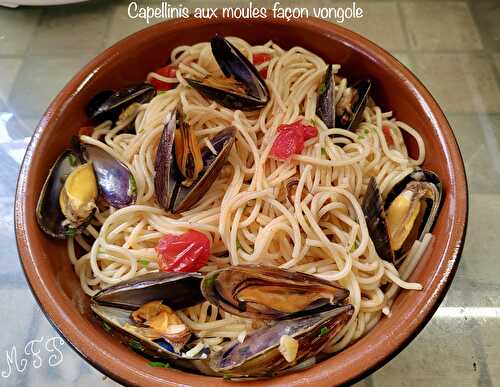 Capellinis aux moules façon vongole