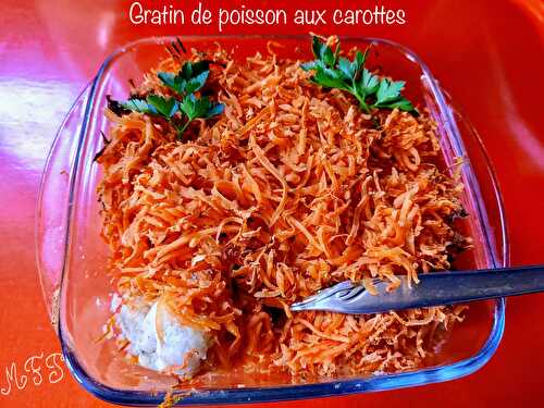 Gratin de poisson aux carottes