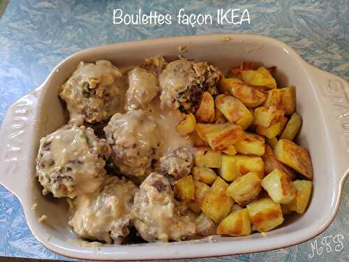 Boulettes façon IKEA (variante)