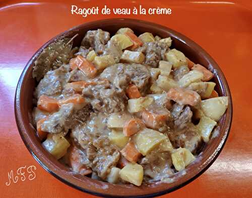 Ragoût de veau à la crème