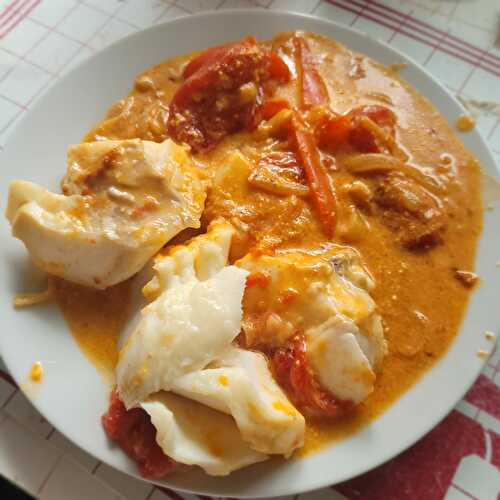 Curry de cabillaud