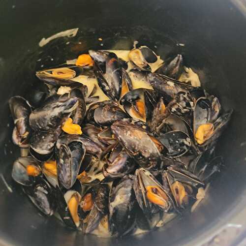 Moules au roquefort