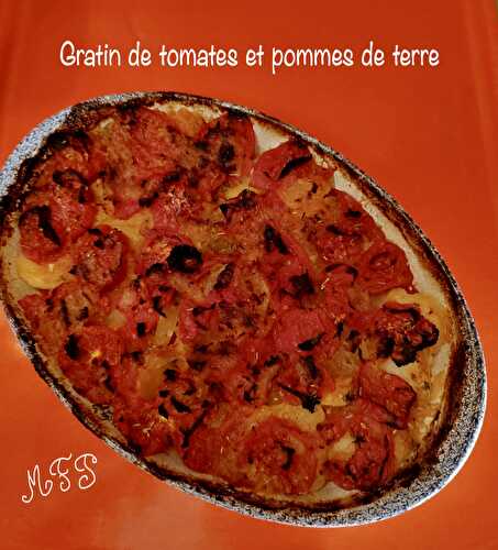 Gratin de tomates et pommes de terre