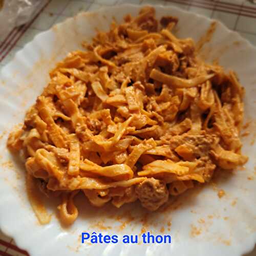 Pâtes au thon