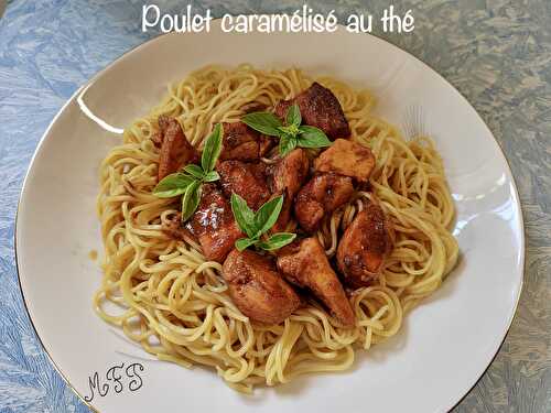 Poulet caramélisé au thé