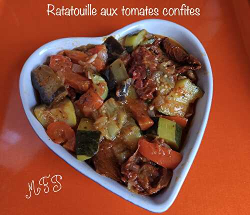 Ratatouille aux tomates confites