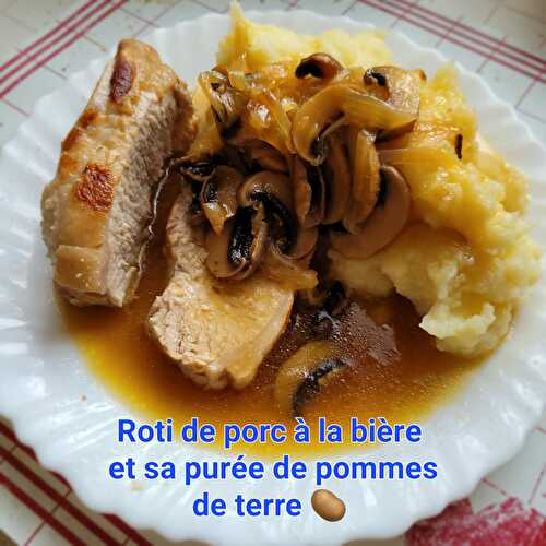 Rôti de porc à la bière