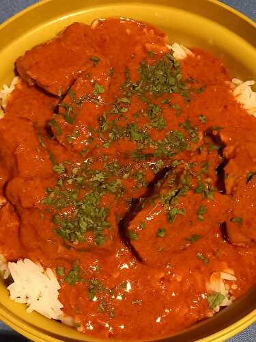 Agneau tikka masala