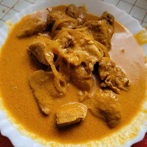 Poulet façon curry