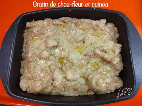 Gratin de chou-fleur et quinoa