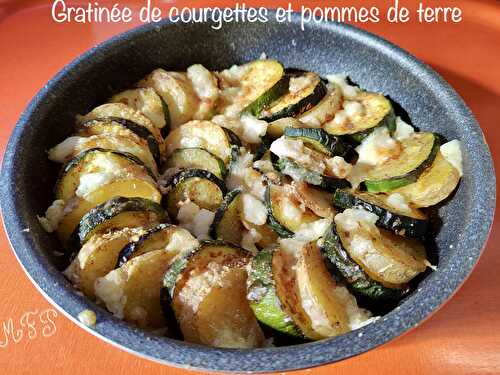 Gratinée de courgettes et pommes de terre