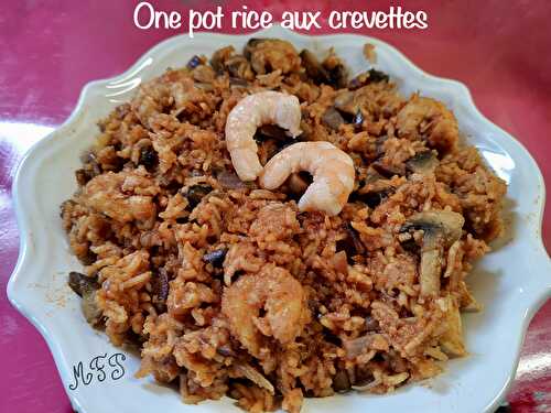 One pot rice aux crevettes