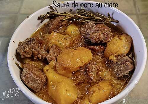 Sauté de porc au cidre