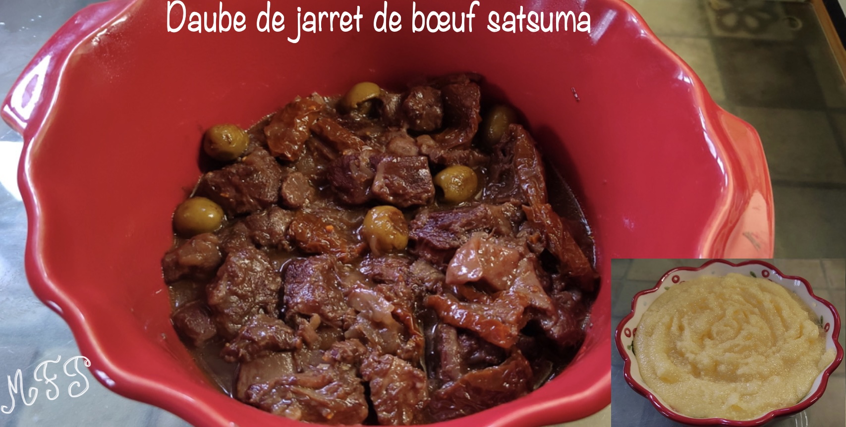 Daube de jarret de bœuf satsuma