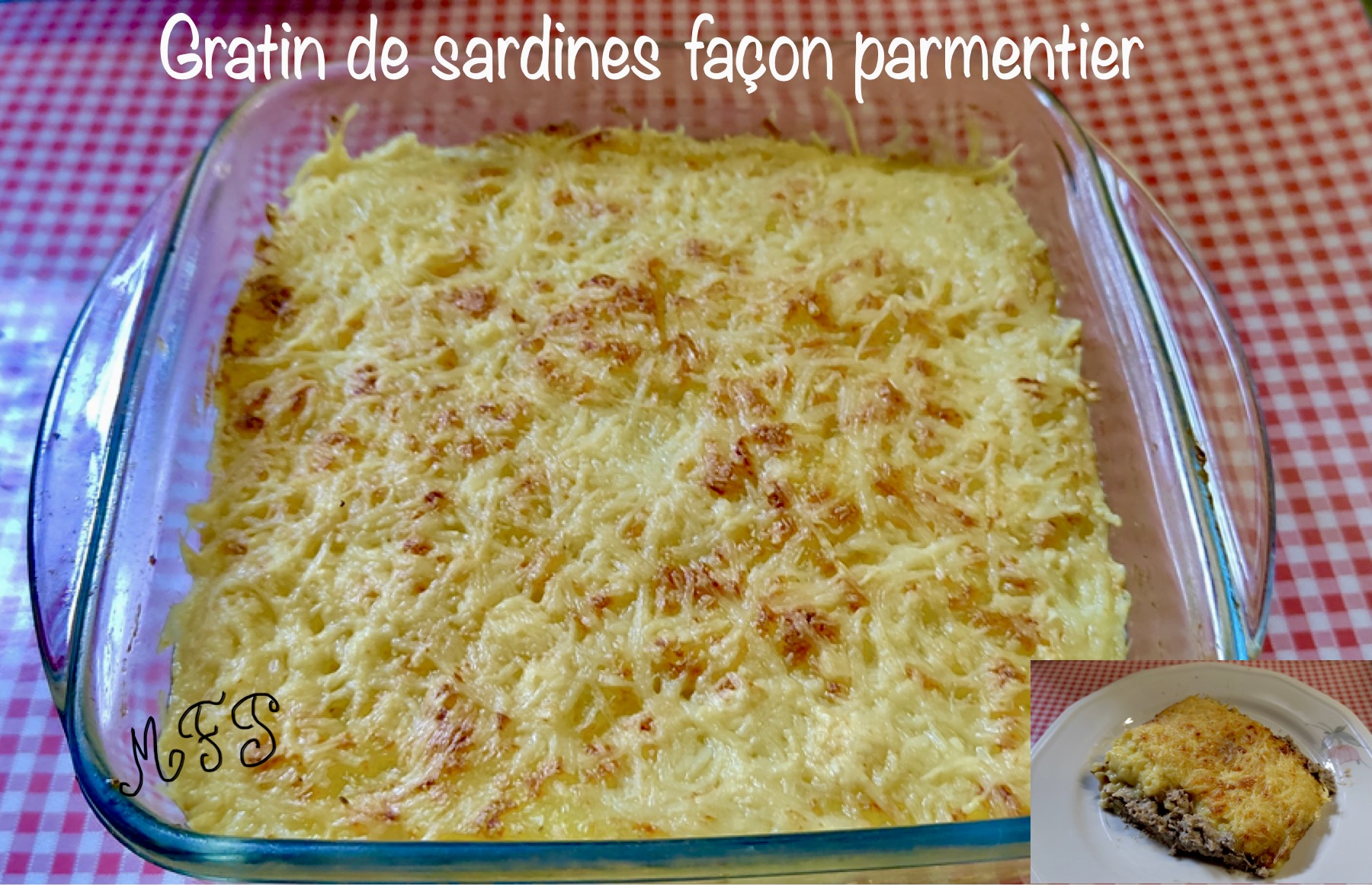 Gratin de sardines façon Parmentier