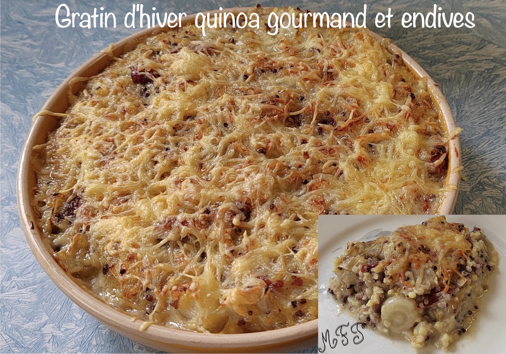 Gratin d'hiver quinoa gourmand et endives