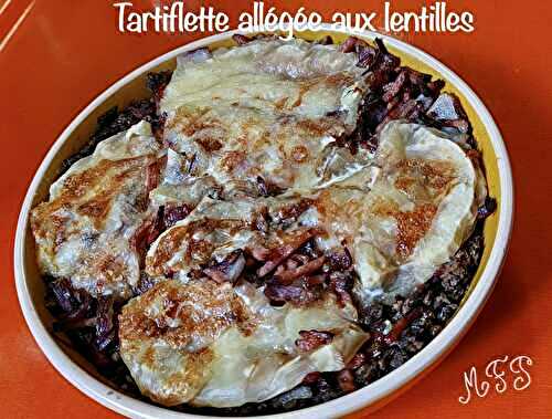 Tartiflette allégée aux lentilles