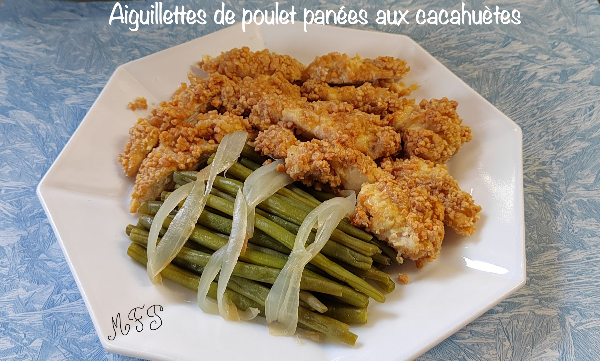 Aiguillettes de poulet panées aux cacahuètes