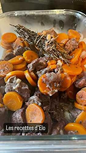 Bœuf carotte au cookeo