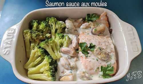 Saumon sauce aux moules