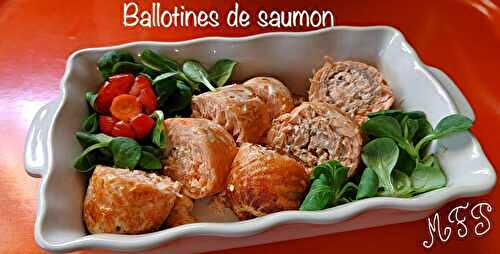 Ballotines de saumon