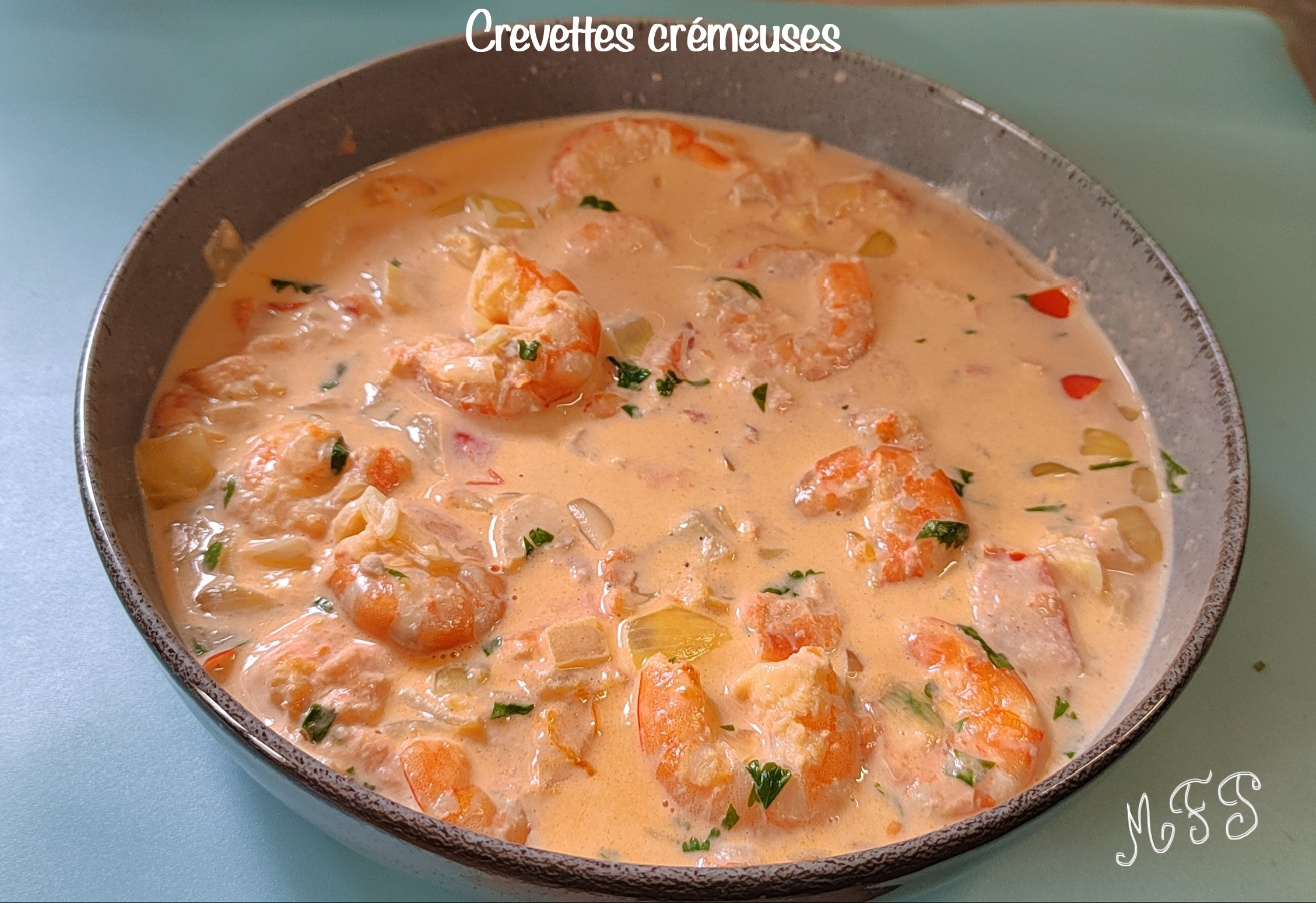 Crevettes crémeuses